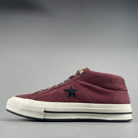 Converse One Star Counter Climate Men’s 10 Red Suede Mid Top Shoe Casual Sneaker - Picture 1 of 9